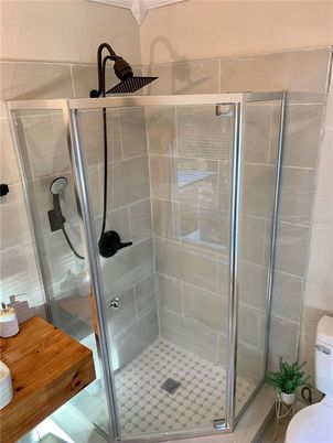Bathroom, Glass Shower, Interior