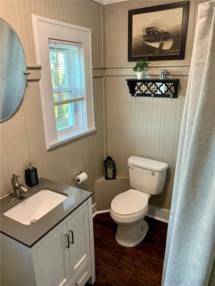 Bathroom, Interior, Wood Texture Flooring