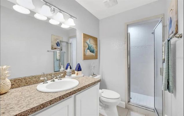 Bathroom, Dual Sink Vanities, Glass Shower, Interior