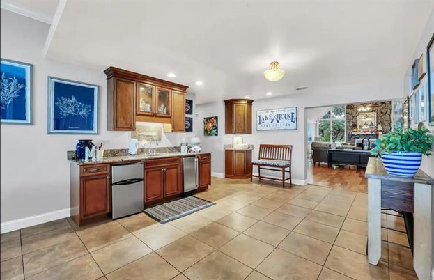 Interior, Kitchen, Living room, Recessed Lighting