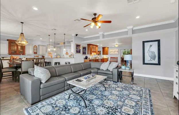 Dining room, Interior, Kitchen, Living room, Pendant Lights, Recessed Lighting