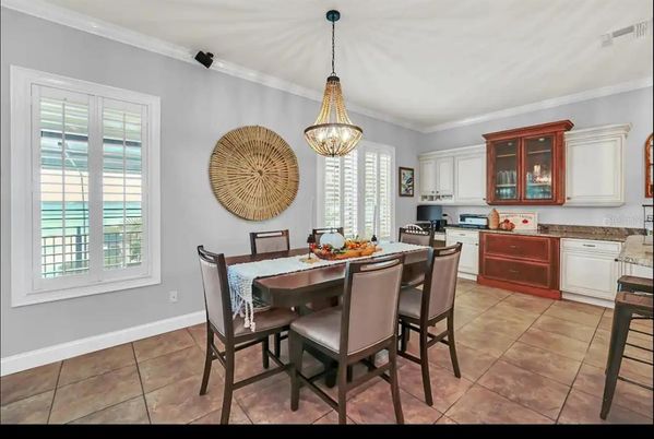 Dining room, Interior, Kitchen, Pendant Lights