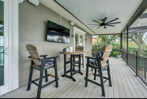 Interior, Sun Room, Wood Texture Flooring
