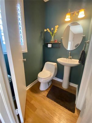 Bathroom, Interior, Wood Texture Flooring