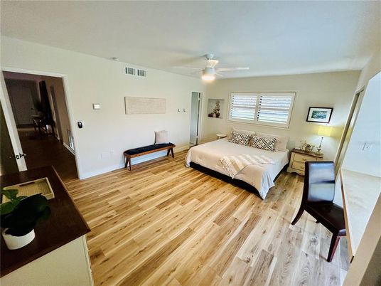 Bedroom, Interior, Wood Texture Flooring