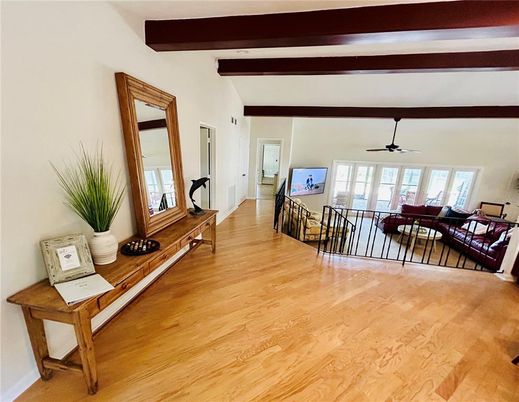 Interior, Living room, Wooden Beams, Wood Texture Flooring