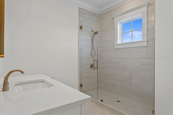 Bathroom, Glass Shower, Interior