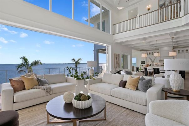 Dining room, Interior, Kitchen, Living room, Pendant Lights, Water