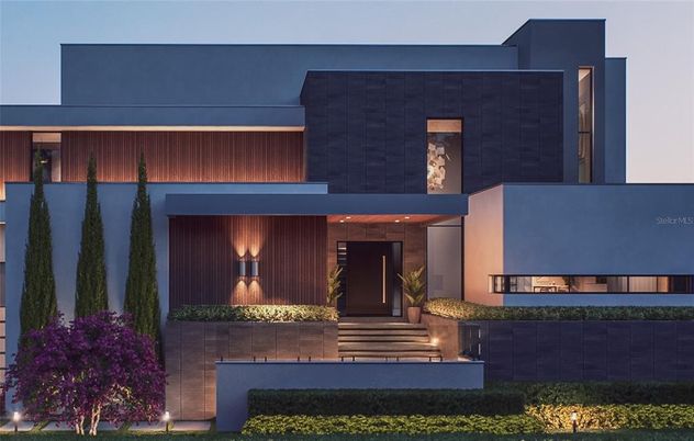 Exterior, Facade, Modern