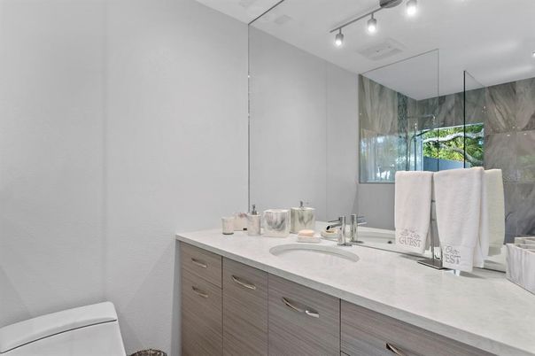 Bathroom, Glass Shower, Interior