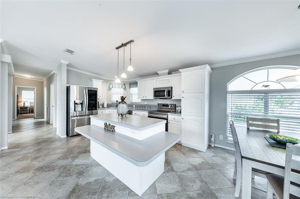 Interior, Kitchen, Pendant Lights, Stainless Steel Appliances