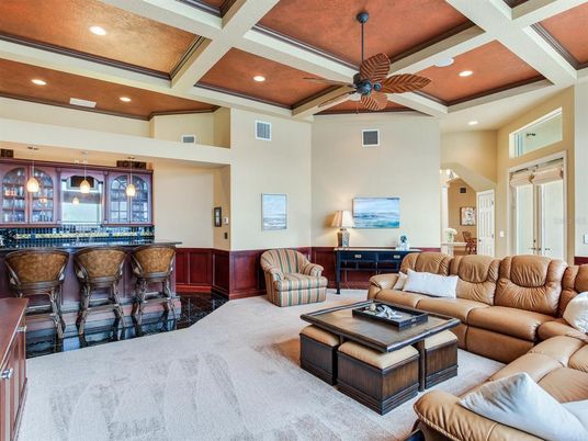 Interior, Living room, Pendant Lights, Recessed Lighting
