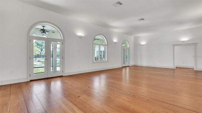 Empty room, Interior, Wood Texture Flooring
