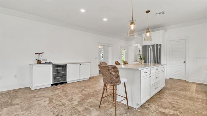 Interior, Kitchen, Pendant Lights, Recessed Lighting