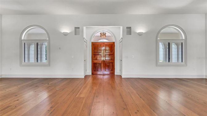 Empty room, Interior, Wood Texture Flooring