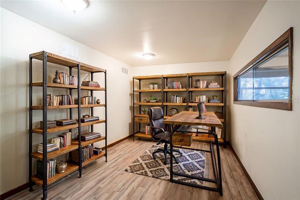 Home Office, Interior, Wood Texture Flooring
