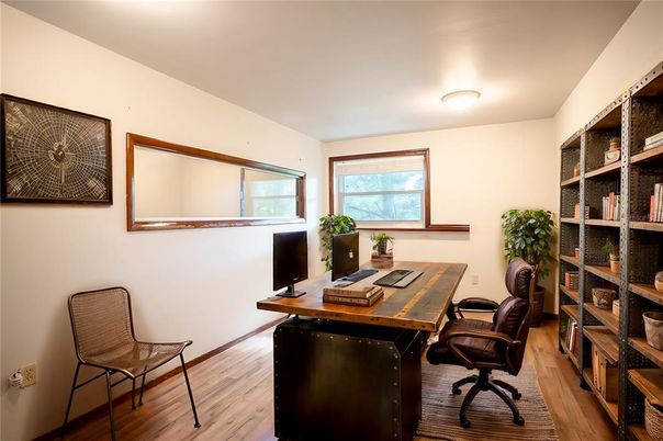Home Office, Interior, Wood Texture Flooring