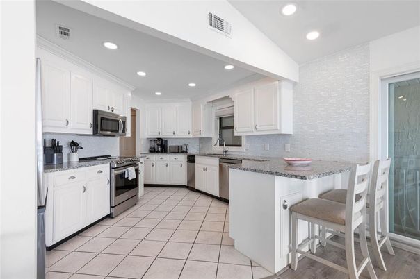 Interior, Kitchen, Recessed Lighting, Stainless Steel Appliances