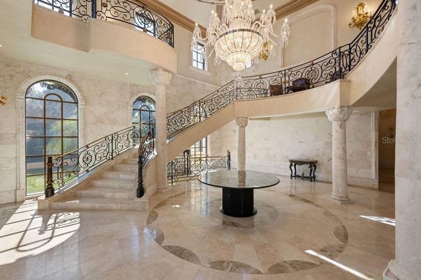 Chandelier, Interior, Recessed Lighting