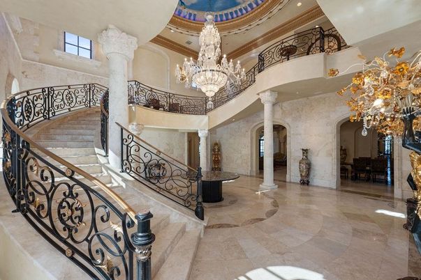 Chandelier, Interior, Recessed Lighting