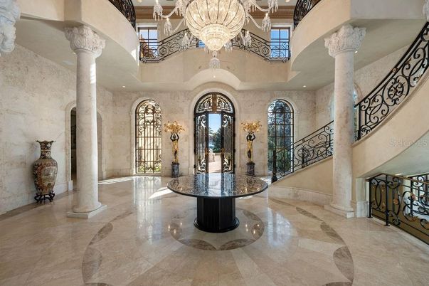 Chandelier, Interior, Recessed Lighting