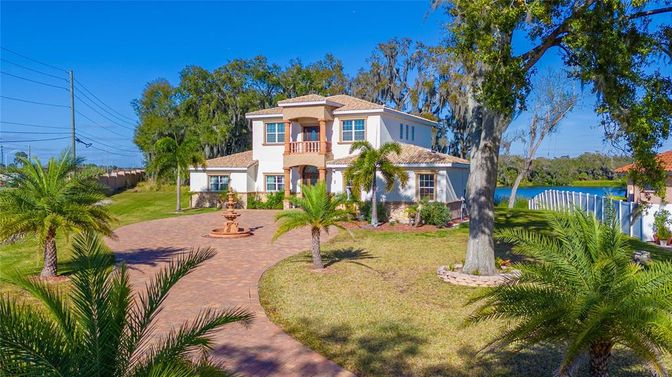 Backyard, Exterior, Facade, Mediterranean