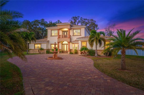 Backyard, Exterior, Facade, Mediterranean