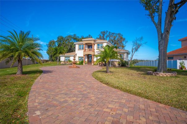 Backyard, Exterior, Facade, Mediterranean