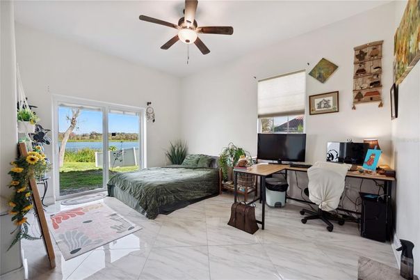 Bedroom, Home Office, Interior, Marble, Water