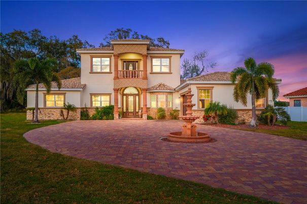 Backyard, Exterior, Facade, Mediterranean