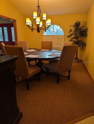 Chandelier, Dining room, Interior