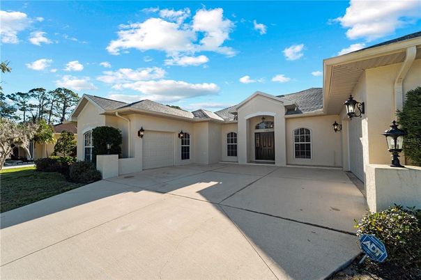 Attached, Backyard, Exterior, Facade, Spanish Mediterranean