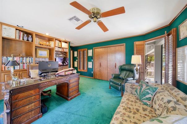Home Office, Interior, Recessed Lighting