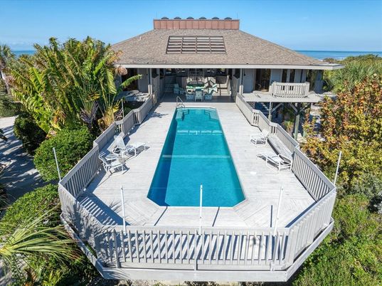 Exterior, Pool, Solar Panels