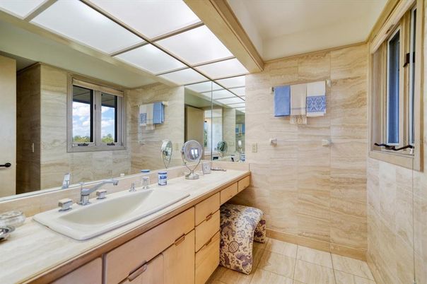 Bathroom, Dual Sink Vanities, Glass Shower, Interior
