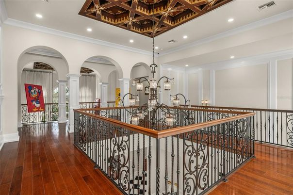 Chandelier, Interior, Recessed Lighting, Wood Texture Flooring