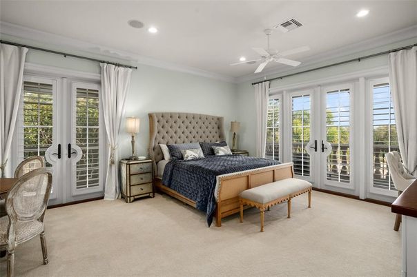 Bedroom, Interior, Recessed Lighting