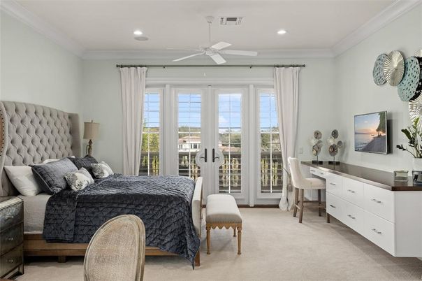 Bedroom, Home Office, Interior, Recessed Lighting