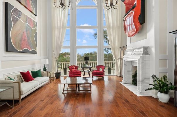 Fireplace, Interior, Living room, Wood Texture Flooring