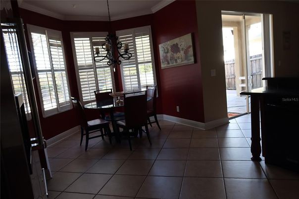 Chandelier, Dining room, Interior