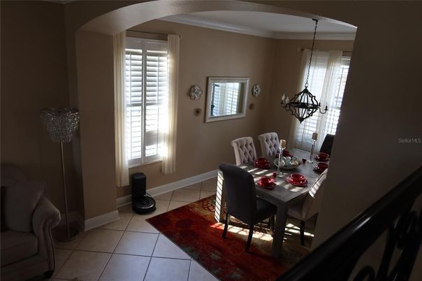 Dining room, Interior, Pendant Lights