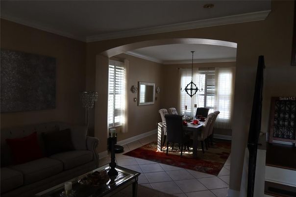 Dining room, Interior, Pendant Lights