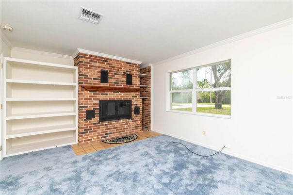 Fireplace, Interior, Stone Walls