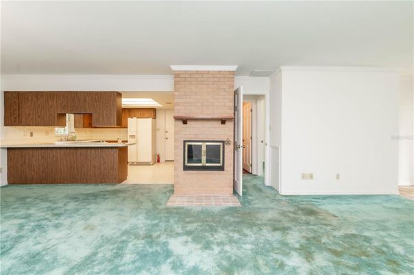 Fireplace, Interior, Kitchen