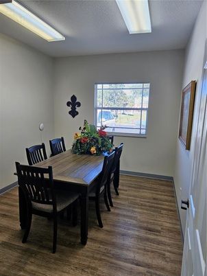 Dining room, Interior, Wood Texture Flooring