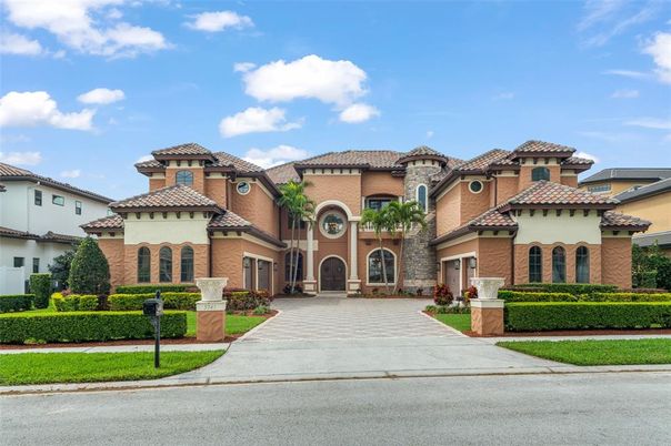 Exterior, Facade, Brick Facade, Mediterranean