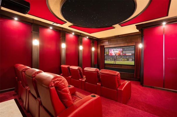 Home Theatre Room, Interior, Projection Screen, Theatre Room