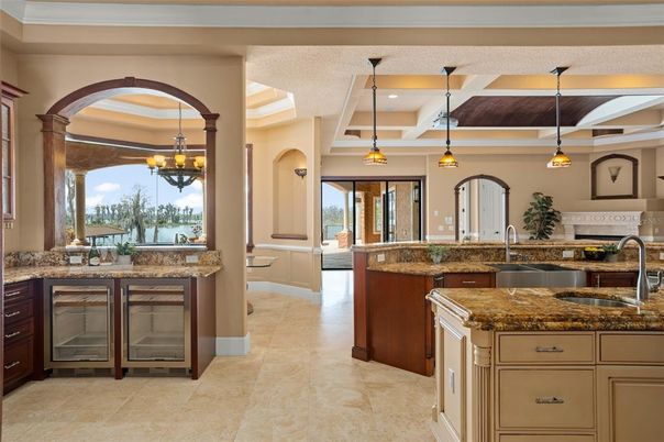 Chandelier, Interior, Kitchen, Pendant Lights