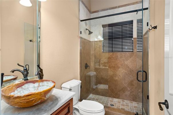 Bathroom, Glass Shower, Interior