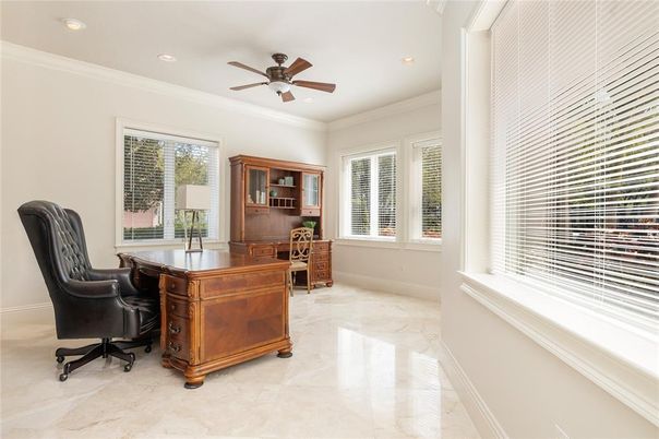 Home Office, Interior, Recessed Lighting